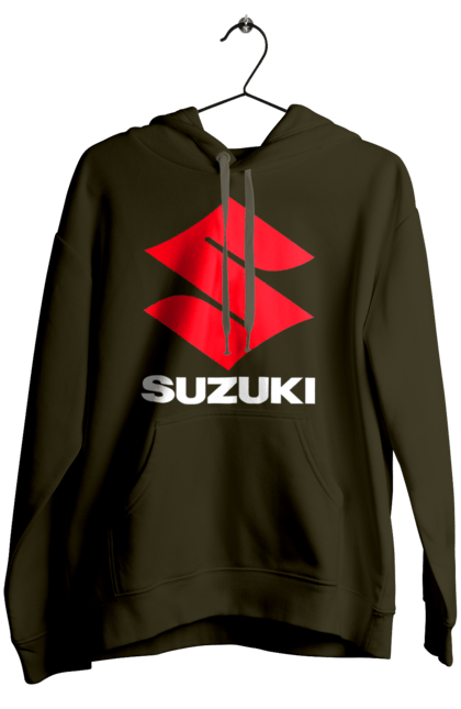 Жіноче худі з принтом "Suzuki Wh". Авто, логотип, машина, сузукі. 2070702