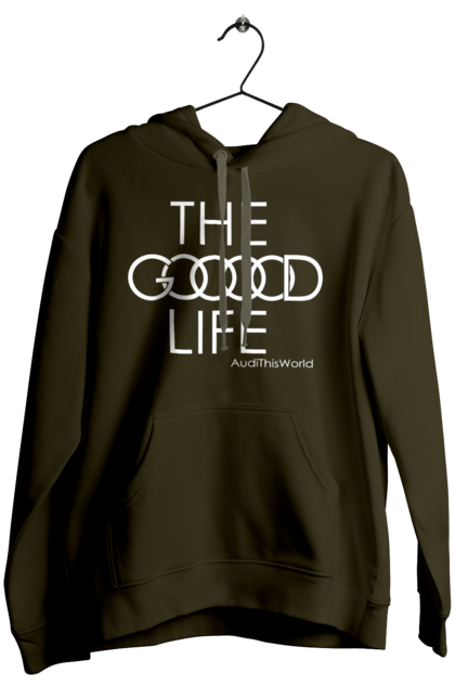 Women`s hoodie with prints Audi. Good life. Audi, cars. 2070702