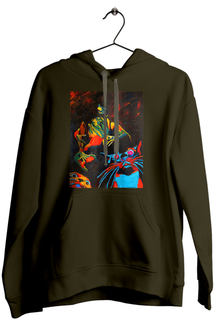 Жіноче худі з принтом "Секс коти". Картина, коти, секс. 2070702