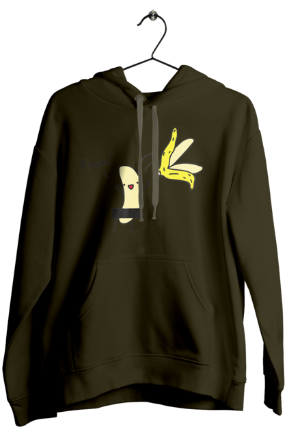 Жіноче худі з принтом "Кутить". Банан, гумор, кутить, на вечірку. 2070702