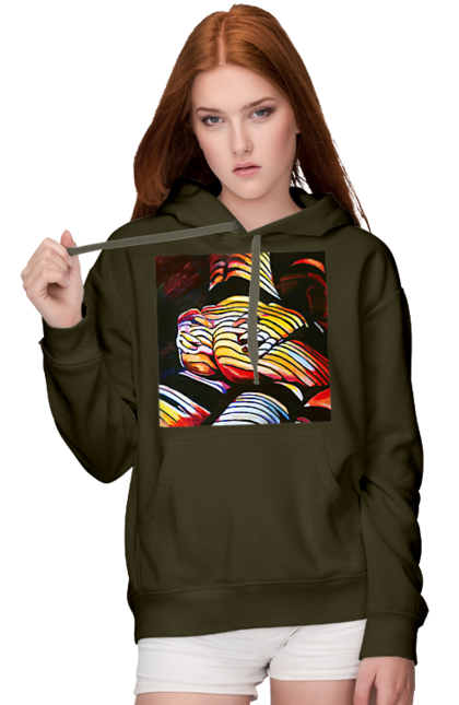 Жіноче худі з принтом "Секс зверху". Картина, секс. 2070702