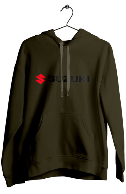 Жіноче худі з принтом "лого Сузукі". Авто, лого, машина, сузукі. 2070702