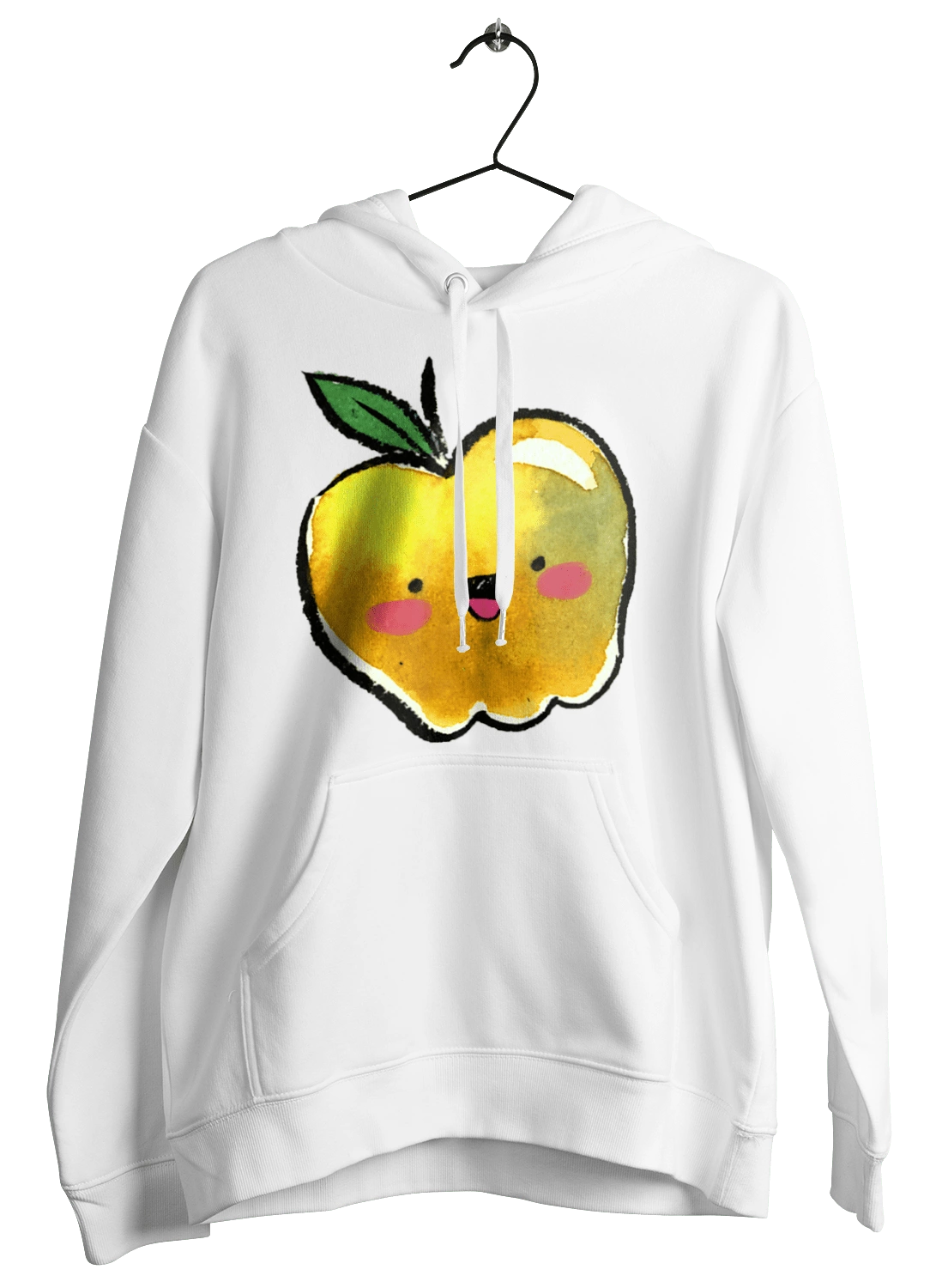 Миле жовте яблуко