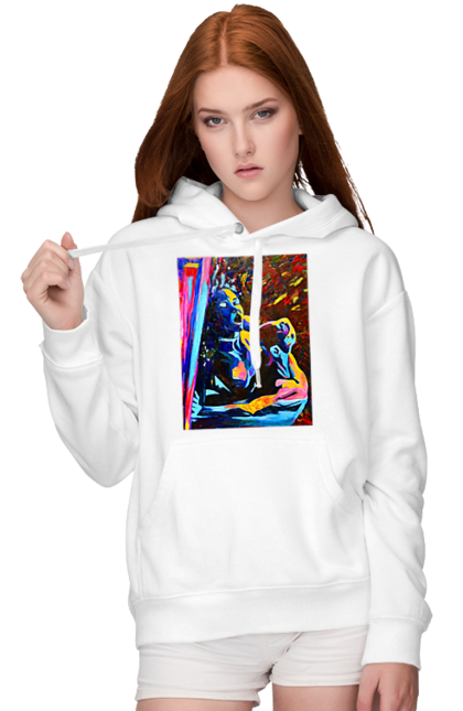 Жіноче худі з принтом "Пристрасть". Картина, секс. 2070702