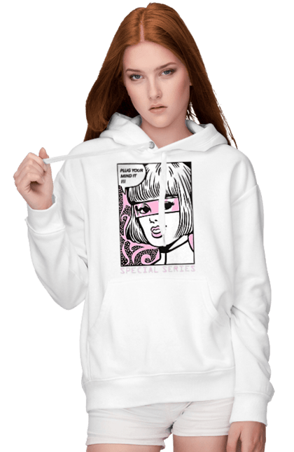 Жіноче худі з принтом "Попарт". Попарт. 2070702