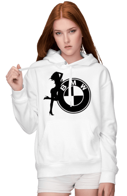 Жіноче худі з принтом "Bmw Girl". Бмв, машини. 2070702