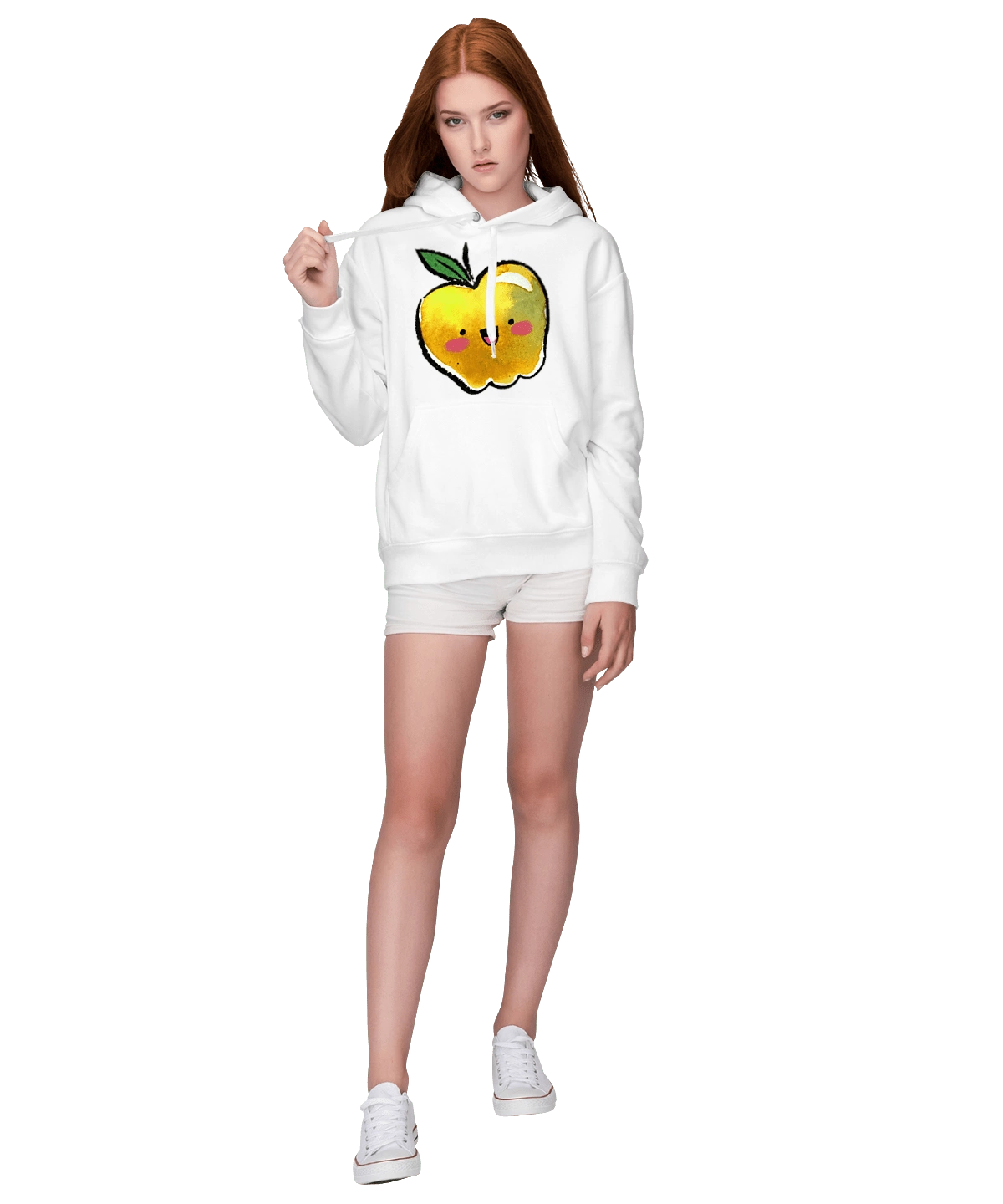 Миле жовте яблуко