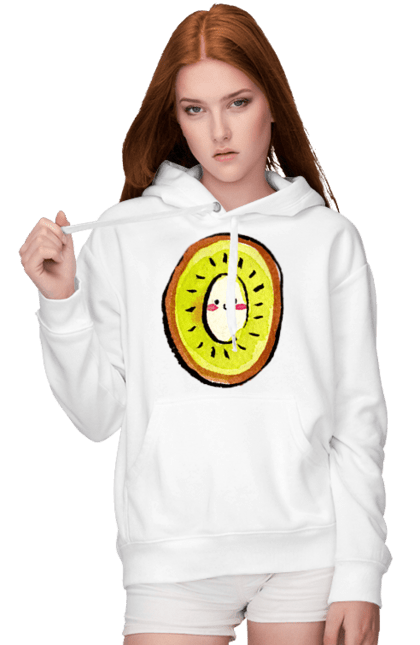 Жіноче худі з принтом "Любий киви". Киви, любий. 2070702