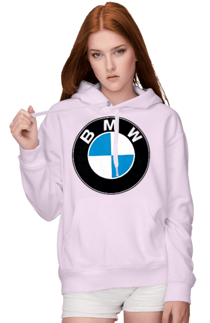 Жіноче худі з принтом "Bmw Logo". Бмв, машини. 2070702