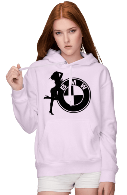 Жіноче худі з принтом "Bmw Girl". Бмв, машини. 2070702