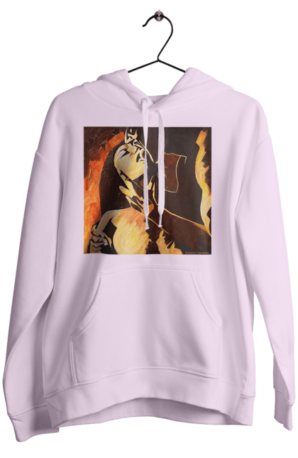 Жіноче худі з принтом "Страсна жінка". Жінка, картина, секс. 2070702