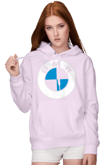 Women`s hoodie with prints Bmw Logo Wh. Bmw, cars. 2070702