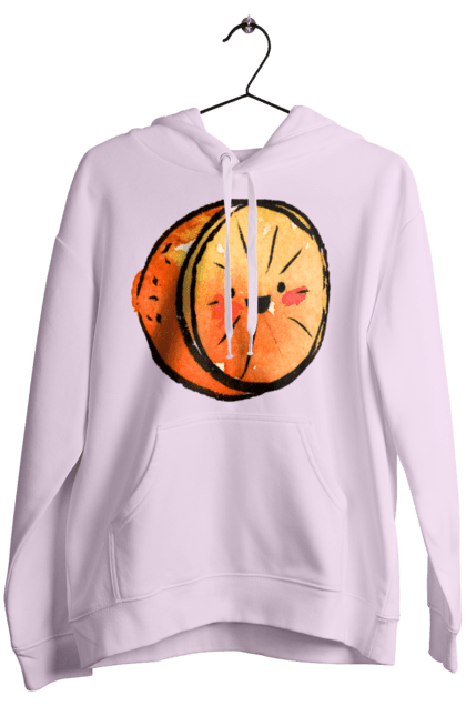 Жіноче худі з принтом "Милий апельсин". Апельсин, літо, любий, смайлик. 2070702