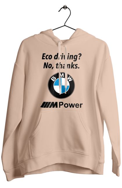 Men`s hoodie with prints Electric car? no, thanks. BMW. Bmw, electric car, fan, m series. 2070702
