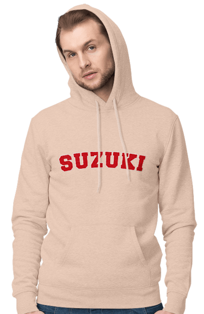 Men`s hoodie with prints Suzuki 2. Auto, machine, suzuki. 2070702