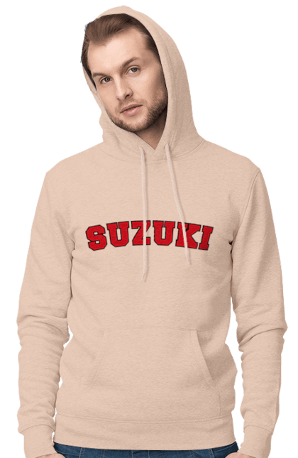 Men`s hoodie with prints Suzuki 2. Auto, machine, suzuki. 2070702