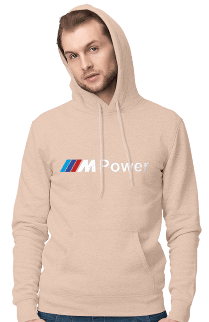 Men`s hoodie with prints Mpower BMW. Bmw, cars, m series. 2070702