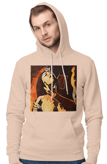 Чоловіче худі з принтом "Страсна жінка". Жінка, картина, секс. 2070702