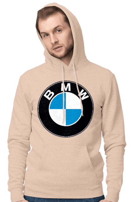 Чоловіче худі з принтом "Bmw Logo". Бмв, машини. 2070702