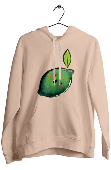 Чоловіче худі з принтом "Любий лайм". Лайм, літо, любий, посмішка. 2070702