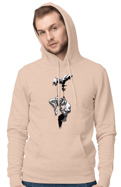 Чоловіче худі з принтом "Підвішування". Бдсм. 2070702