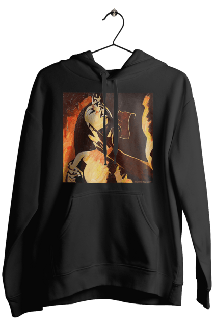 Чоловіче худі з принтом "Страсна жінка". Жінка, картина, секс. 2070702