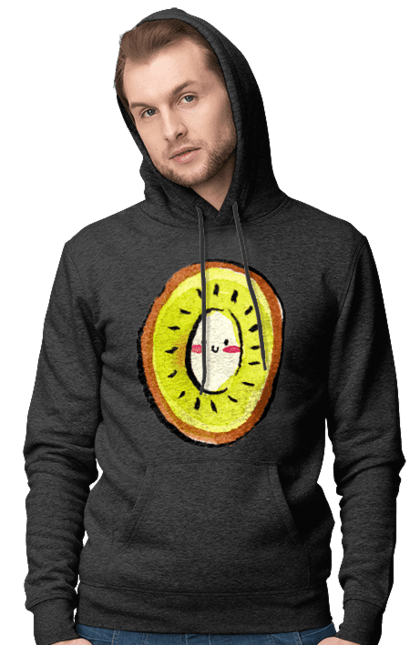 Men`s hoodie with prints Expensive kyvy. Darling, kyvy, smiley. 2070702
