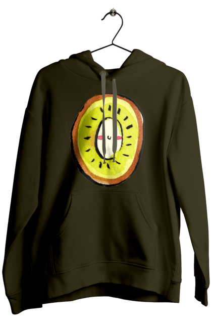 Чоловіче худі з принтом "Любий киви". Киви, любий. 2070702