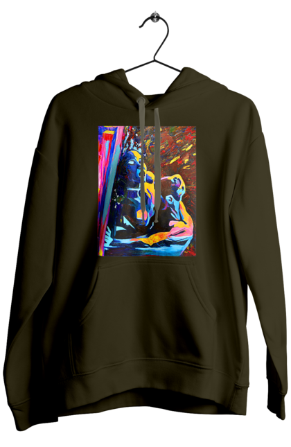 Чоловіче худі з принтом "Пристрасть". Картина, секс. 2070702