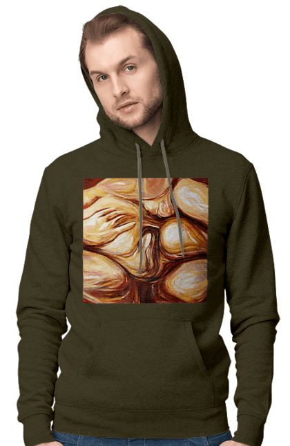 Чоловіче худі з принтом "Груповий секс". Груповий, картина, секс. 2070702