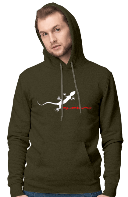 Men`s hoodie with prints Audi Quattro. Audi, cars. 2070702