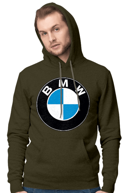 Чоловіче худі з принтом "Bmw Logo". Бмв, машини. 2070702