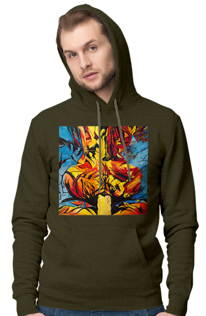 Чоловіче худі з принтом "Секс ззаду". Ззаду, картина, секс. 2070702