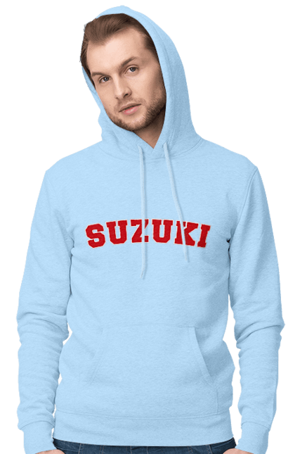 Men`s hoodie with prints Suzuki 2. Auto, machine, suzuki. 2070702