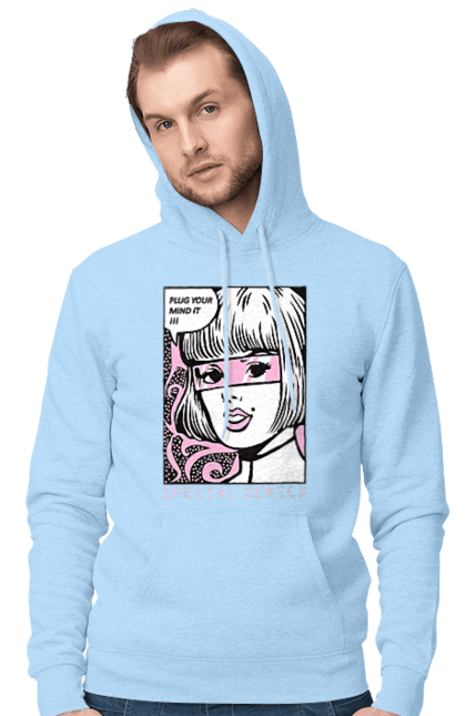 Чоловіче худі з принтом "Попарт". Попарт. 2070702