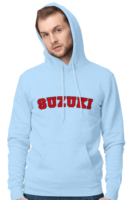 Men`s hoodie with prints Suzuki 2. Auto, machine, suzuki. 2070702