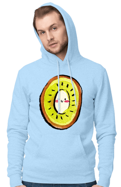 Чоловіче худі з принтом "Любий киви". Киви, любий. 2070702