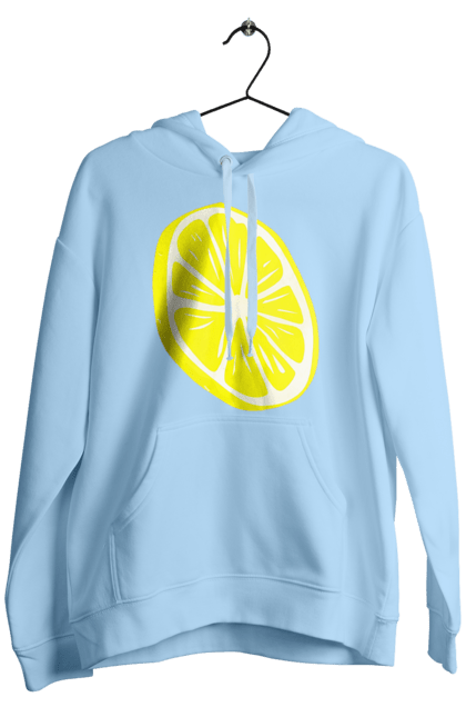 Чоловіче худі з принтом "Лимон". Великий, лимон, яскравий. 2070702