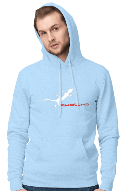 Men`s hoodie with prints Audi Quattro. Audi, cars. 2070702