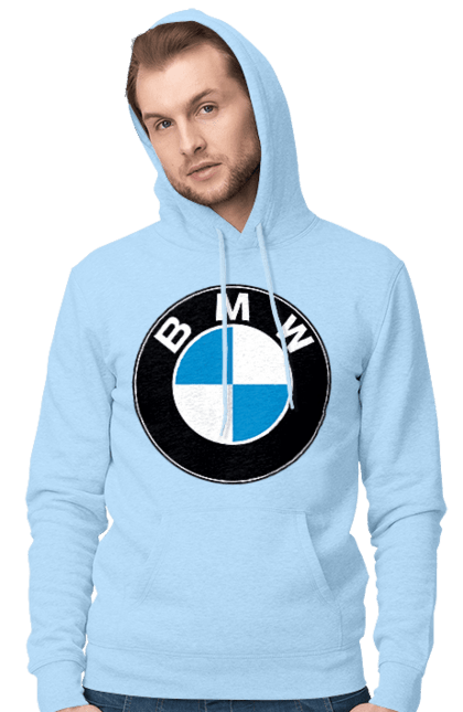 Чоловіче худі з принтом "Bmw Logo". Бмв, машини. 2070702
