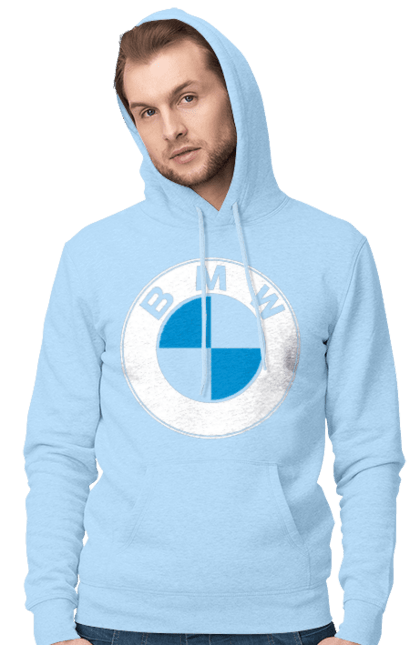 Чоловіче худі з принтом "Bmw Logo". Бмв, машини. 2070702