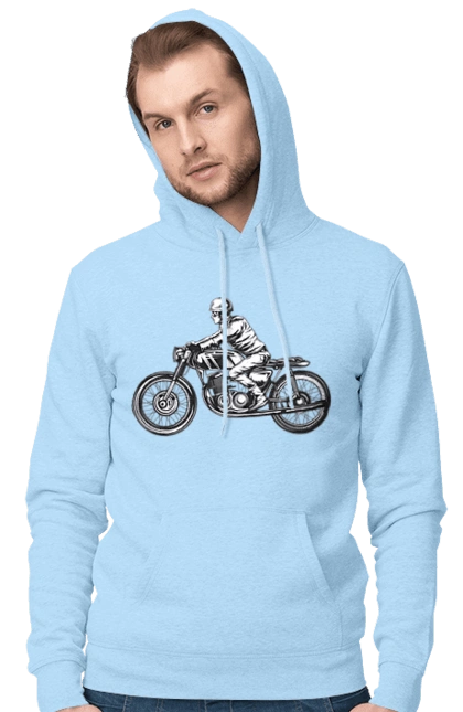 Байкер на мотоциклі