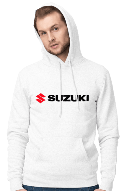 Чоловіче худі з принтом "лого Сузукі". Авто, лого, машина, сузукі. 2070702