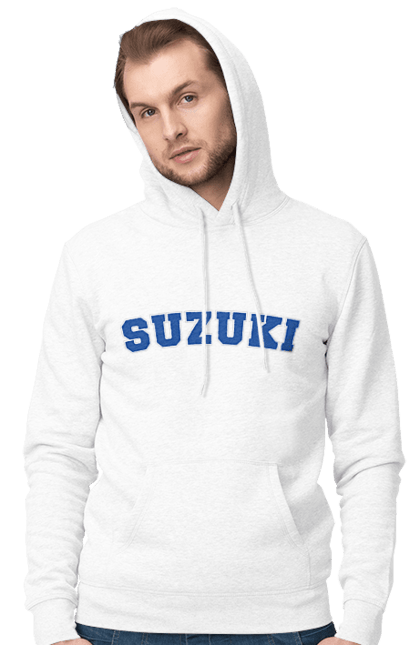 Men`s hoodie with prints Suzuki 2. Auto, machine, suzuki. 2070702