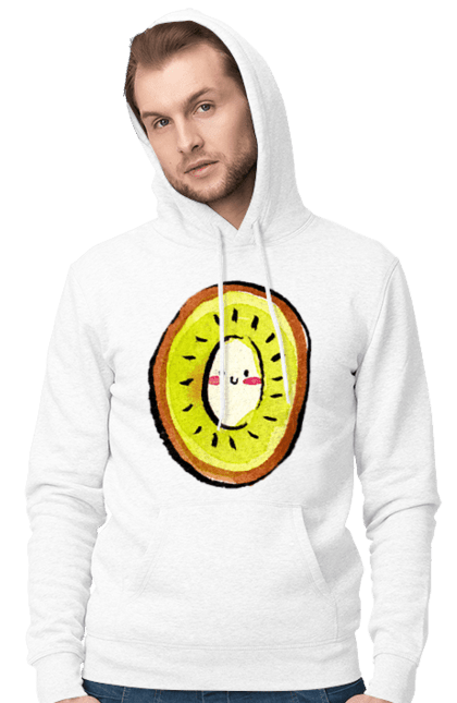 Men`s hoodie with prints Expensive kyvy. Darling, kyvy, smiley. 2070702