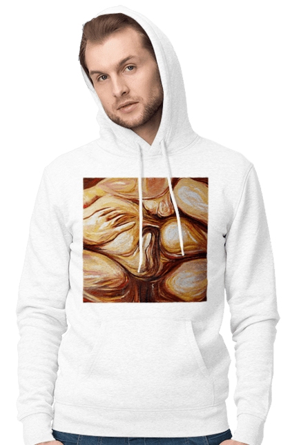 Чоловіче худі з принтом "Груповий секс". Груповий, картина, секс. 2070702