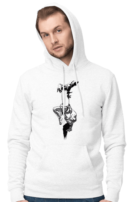 Чоловіче худі з принтом "Підвішування". Бдсм. 2070702