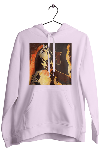 Чоловіче худі з принтом "Страсна жінка". Жінка, картина, секс. 2070702