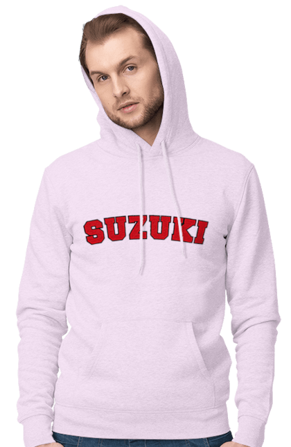 Men`s hoodie with prints Suzuki 2. Auto, machine, suzuki. 2070702