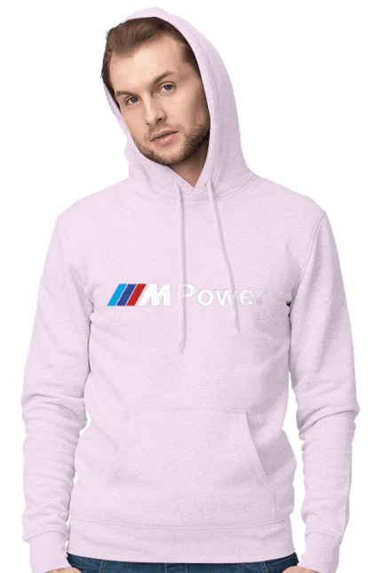 Men`s hoodie with prints Mpower BMW. Bmw, cars, m series. 2070702